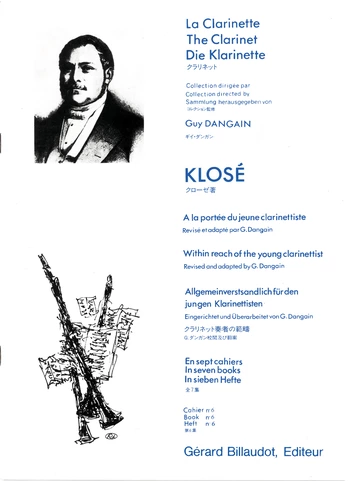 À la portée du jeune clarinettiste. Volume 6 Visuel